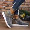 Women's Fleece-Lined Plush Snow Boots 02312606C