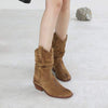 Women's Retro Short Slouchy Martin Boots 89783539C