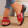 Women's Fashion Platform Wedge Sequin Slippers 34433781C