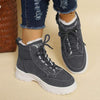 Women's High-Top Fleece-Lined Warm Winter Sneakers 28060122C