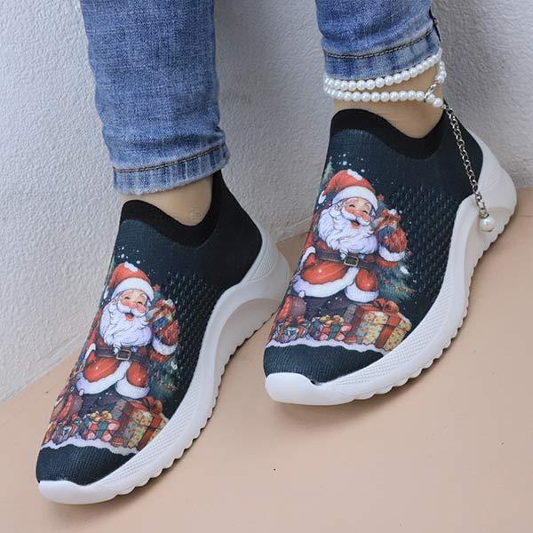 Women's Vasual Christmas Sneakers 63704163C