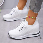 Women's Hidden Wedge Flyknit Casual Shoes 13278477C