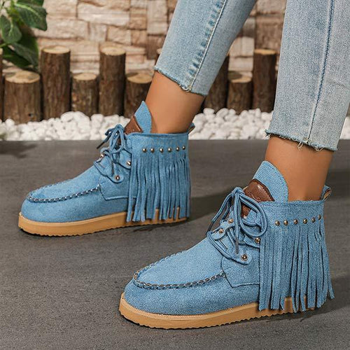 Women's Chelsea Tassel Ankle Boots 76846086C