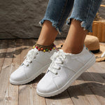 Women's Casual Shallow Candy Color Canvas Shoes 68642002S