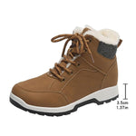 Women's Casual Lace Up Warm Snow Boots 78015313S