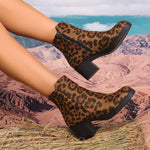 Women's Leopard-Print Side-Zip Chelsea Boots 18862923C