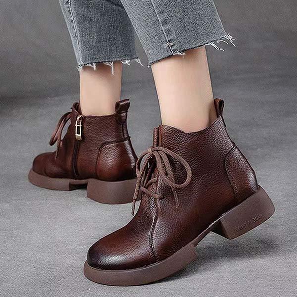 Women's Soft Sole Vintage Ankle Boots 32584637C