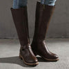 Women's Side Zipper Chunky Heel Over-the-Knee Boots 09307627C