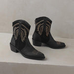 Women's Vintage Embroidered Ankle Boots 10972554S