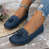 Women's Casual Tassel Hand-Sewn Flat Shoes 41569015S