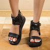 Women's Casual Platform Hollow Roman Sandals 30509397S