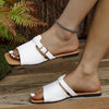 Women's Casual Flat Square Toe Sandals 14797267S