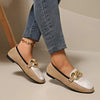 Women's Metallic Flat Printed Casual Shoes 29389937C