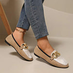 Women's Metallic Flat Printed Casual Shoes 29389937C