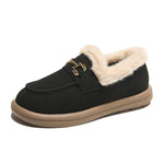 Women's Low-Top Loafers with Fleece Lining 28784335C