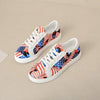 Women's Color Block Low Top Lace Up Canvas Shoes 38423889C