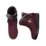 Women's Casual Plush Flat Snow Boots 21063056S