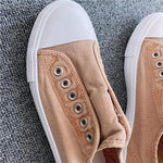Women's Soft Flat Slip-On Canvas Shoes 06461713C