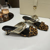 Women's Sexy Leopard Fashion Stiletto Sandals 18986090S