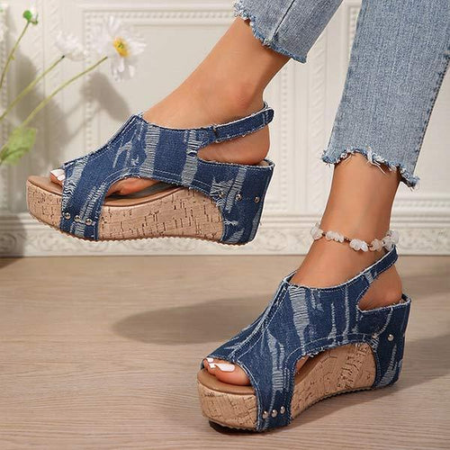 Women's Platform Wedge Sandals 75353086C