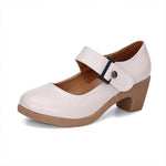 Women's Casual Thick Heel Velcro Dance Shoes 08766296S