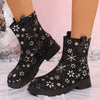 Women's Snowflake Fashion Ankle Boots 45881257C