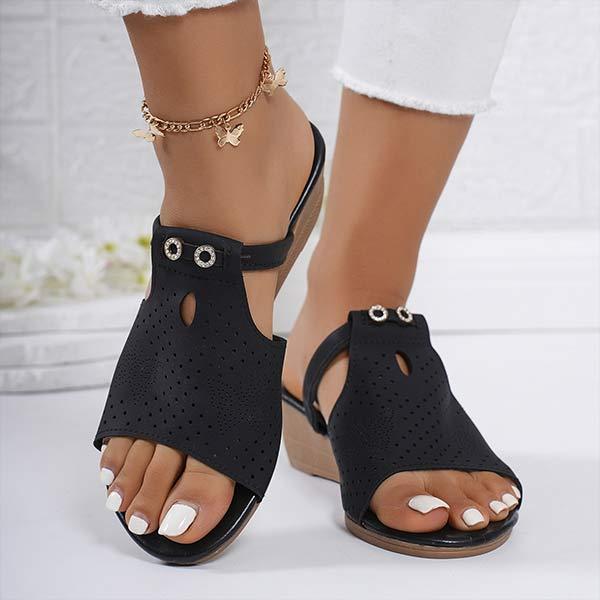Women's Platform Slide Wedge Sandals 05690657C