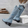 Women's Western-Style Knee-High Cowboy Boots 24352630C