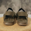 Women's Solid Color Peep Toe Slip-On Sandals 31558056C