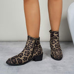 Women's Leopard Print Chelsea Boots 05200562C