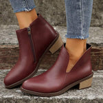 Women's Low-Heel Chunky Chelsea Ankle Boots 86320994C