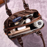 Vintage Large-Capacity Handheld and Crossbody Bag with Multiple Compartments 63887097C