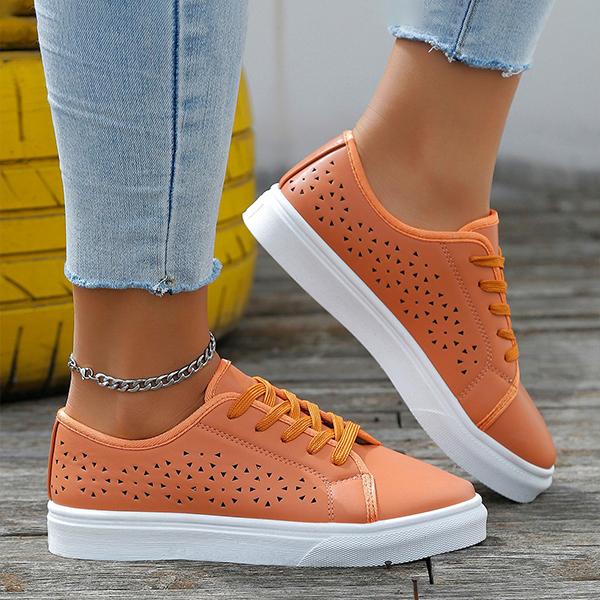 Women's Casual Hollow Round Toe Sneakers 46738087S