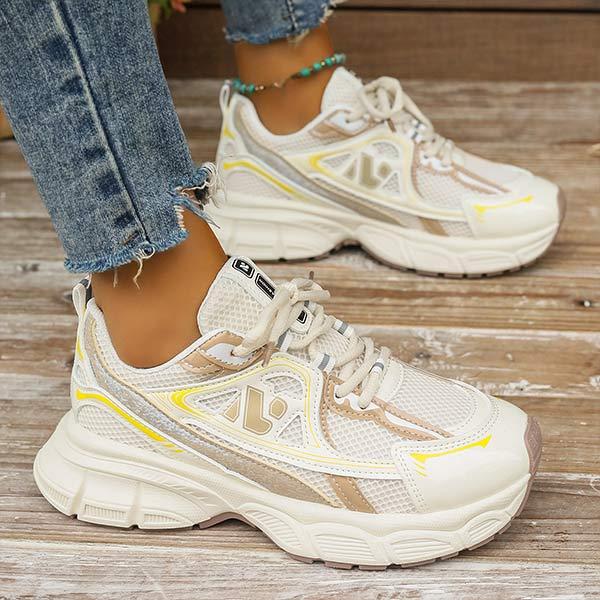 Women's Stylish Breathable Thick Sole Sneakers 28968172C
