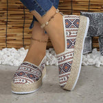 Women's Thick-Soled Slip-On Espadrilles 71507537C