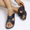 Women's Bowknot Wedge Slide Sandals 94913182C