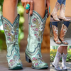 Women's Vintage Western Style Cowboy Boots 23695522C