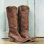 Women'S Vintage Stud Tall Rider Boots 36918793C