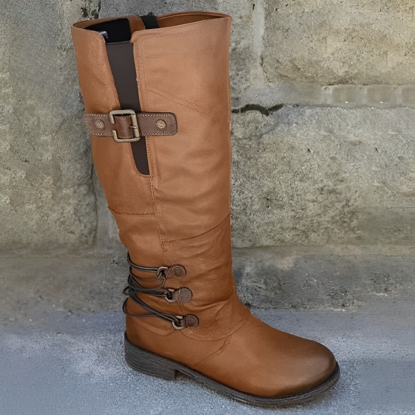 Women'S Vintage Side Zip Tall Rider Boots 52117121C