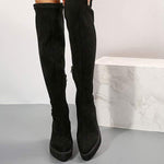 Women's Thick Sole Stretch Over-the-Knee Boots 41184030C