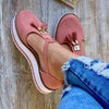 Women's Tassel Sponge Thick Soled Hollow Sandals 15677135C