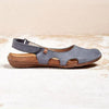 Women's Handmade Round Toe Velcro Flat Sandals 12666520C