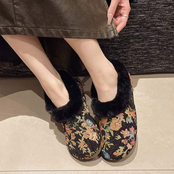 Women's Plush-Lined Thickened Warm Casual Shoes 29972250C