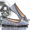 Women's Fashionable Sequined Slip-On Flats 07143243S