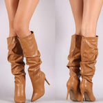 Women's Pointed-Toe Stiletto High-Heel Fashion Boots 15212753C