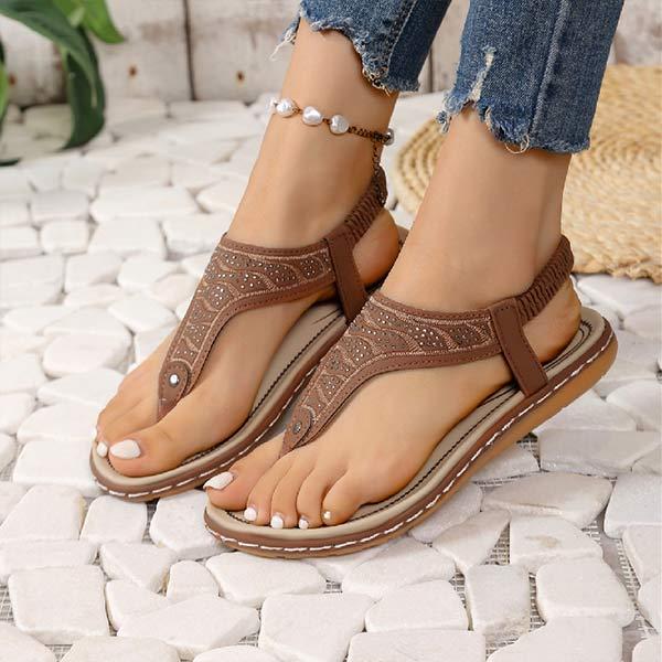 Women's Bohemian Flip-Up Sandals 78329891C