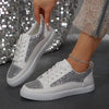 Women's Fashion Sequin Lace-Up Casual Shoes 18257705S