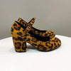 Women's Retro Leopard Buckle Pumps 89386006S