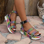 Women's Rhinestone Embellished Chunky Heel Sandals 90833879C
