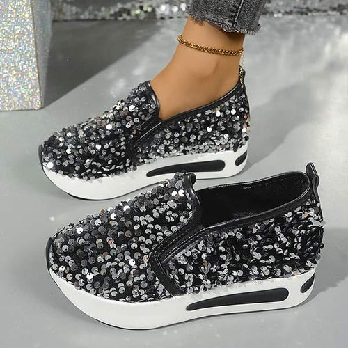 Women's Mesh Sequin Casual Shoes 07638199C